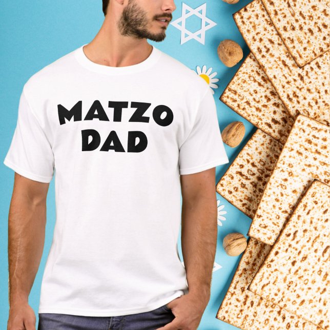 Camiseta Festividad judía Passover Matzo Dad (Subido por el creador)