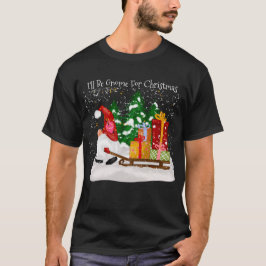 Camiseta Festividad me ganaré por la nieve de los Navidades