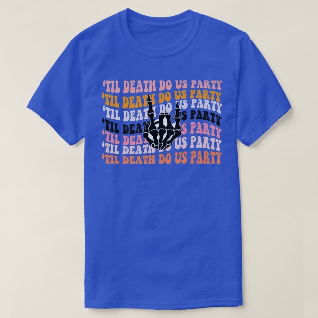 Camiseta Festividad o muerte en la fiesta de la bachillerat (Diseño del anverso)