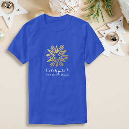 Camiseta Festividad personalizada de una estrella de Reliev