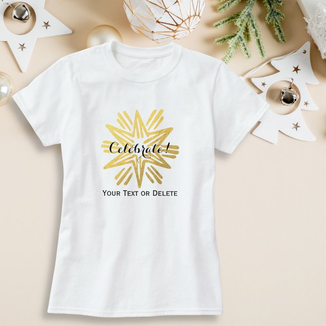 Camiseta Festividad personalizada de una estrella de Reliev (Subido por el creador)