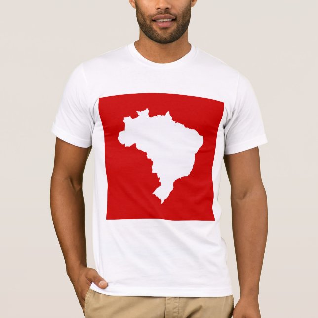 Camiseta Festividad roja carnaval Brasil en Emporio Moffa (Anverso)