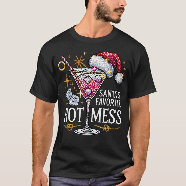 Camiseta Festividades De Los Navidades De Ajedrez Caliente  (Anverso)