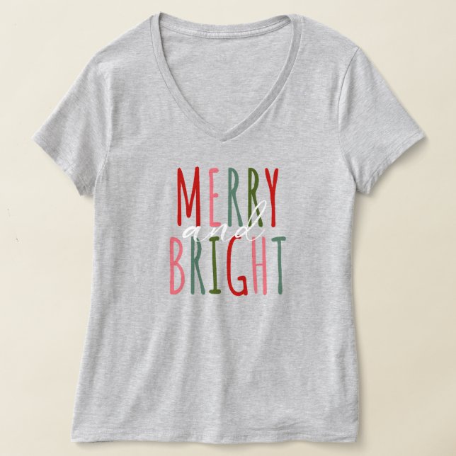 Camiseta Festividades feriales para Navidades con mora y br (Distribución )