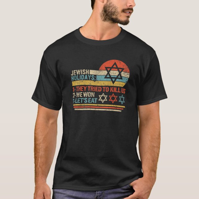 Camiseta Festividades judías divertidas Chiste judío Seder  (Anverso)