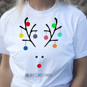 Camiseta Festividades modernas y singulares Navidades de re