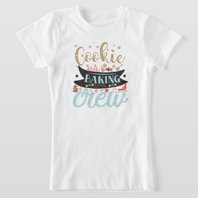 Camiseta Festividades Navidades galletitas de la tripulació (Distribución)