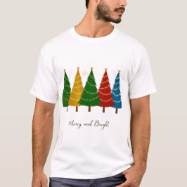 Camiseta Festividades navideñas alegres y coloridas