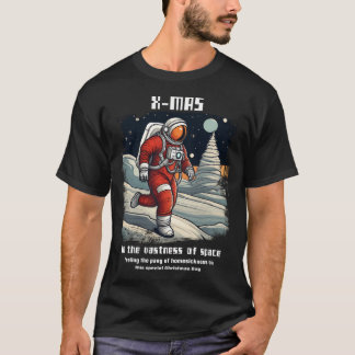 Camiseta Festivo de inspiración astronauta para Navidades c