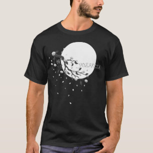 Camiseta Festval de flores de cerezo gris de luna llena 1T-