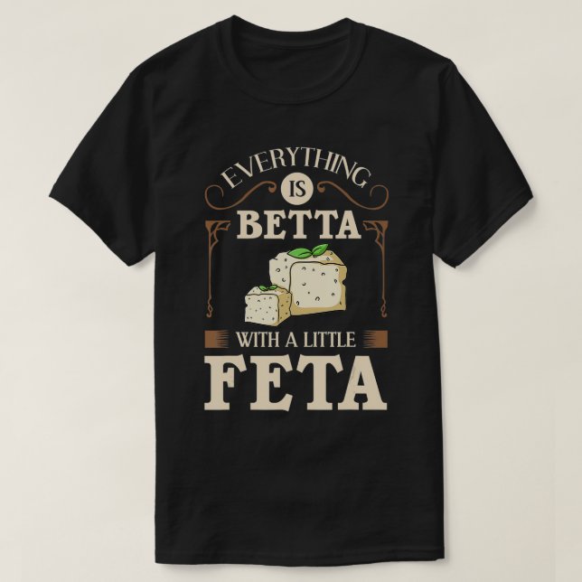 Camiseta Feta Cheese Goat Greece Greek  (Diseño del anverso)