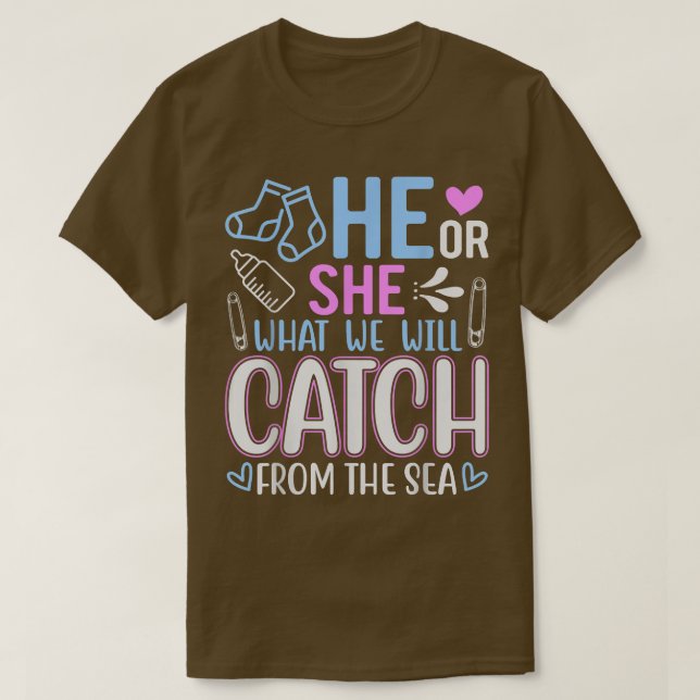 Camiseta Fetal Baby Se Event He Or She Gender Reveal Ideas  (Diseño del anverso)