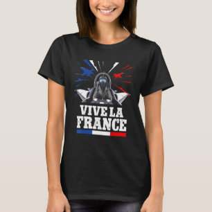 Camiseta Fête Nationale France Aviation Patrouille Françai