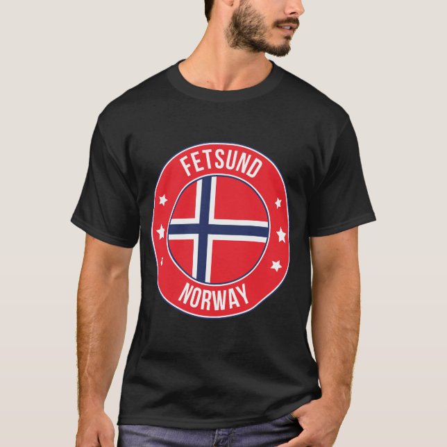 Camiseta Fetsund, ciudad de Noruega (Anverso)