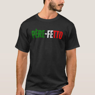 Camiseta Fetto Padre de Original, Italia Regalo para Hombre