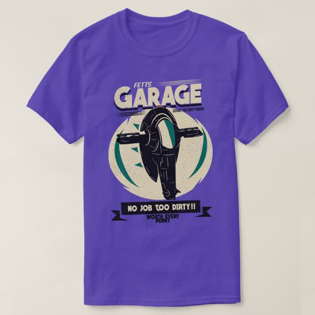 Camiseta Fetts Garage (Diseño del anverso)