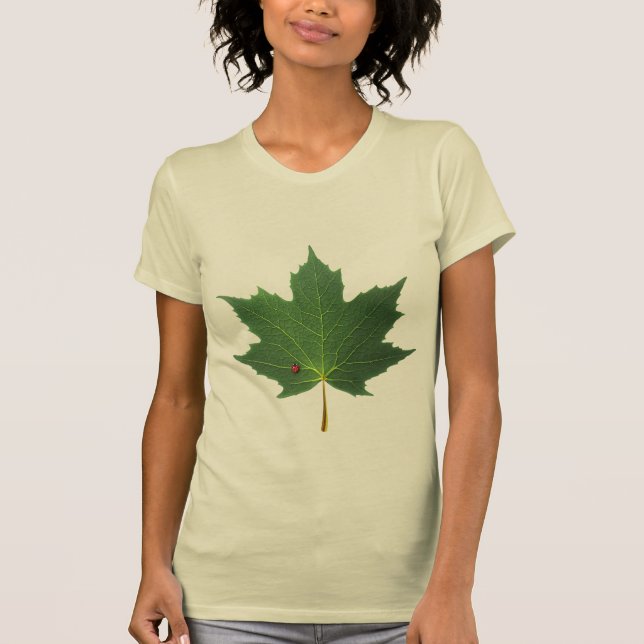 CAMISETA FEUILLE D'ÉRABLE - COCCINELLE (Anverso)