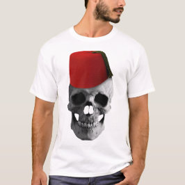 Camiseta Fez del Effendi: un cuento egipcio de una calavera