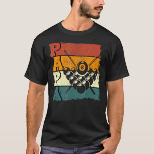 Camiseta Ffah del jugador de billar Papa Billiards Vintage