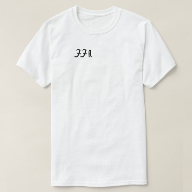 Camiseta FFR blanca (Diseño del anverso)