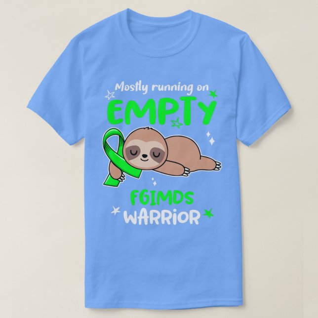 Camiseta Fgimds Awareness Mostly Running On Empty Fgimds Wa (Diseño del anverso)
