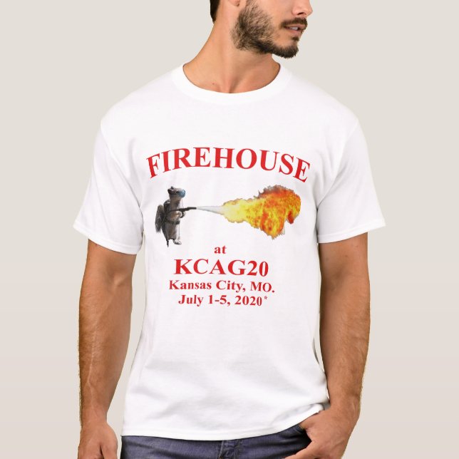 Camiseta FH en el té masculino KCAG20 (Anverso)
