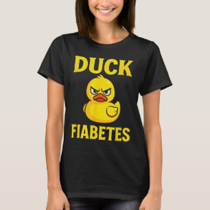 Camiseta Fiabetes de pato - Conciencia Diabética divertida