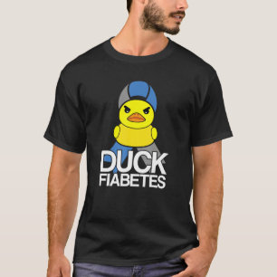 Camiseta Fiabetes de pato T1D para la diabetes tipo 1 Awa