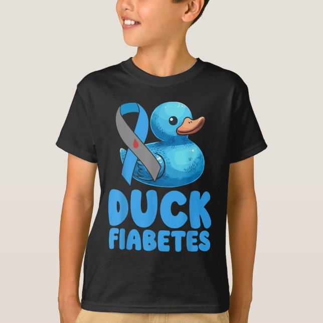 Camiseta Fiabetes Fiabetes Diabetes Conciencia Mes Insulina (Anverso)