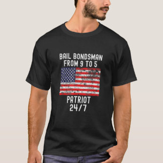 Camiseta Fiador Patriótico Fianza 4 De Julio Usa Fla
