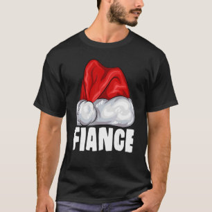 Camiseta Fiance Santa Hat Navidades Familia Pajama Mateo