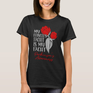 Camiseta Fiancée lucha contra el tulipán rojo de Parkinson