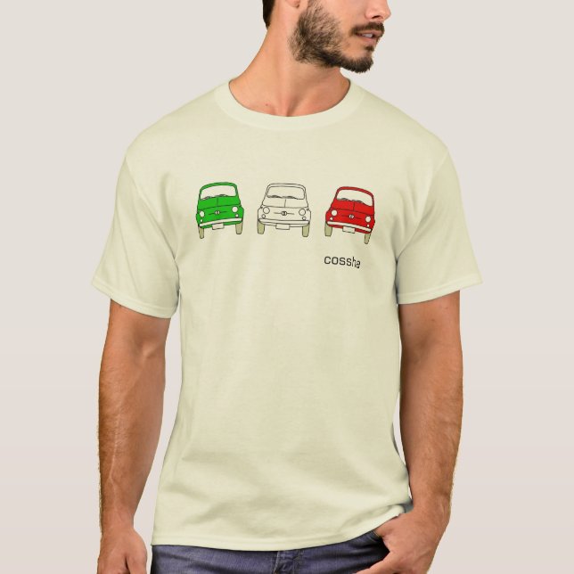 Camiseta fiat500trio (Anverso)