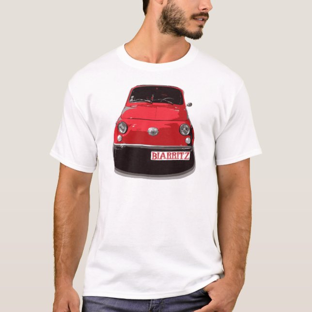 Camiseta Fiat 500 Biarritz (Anverso)