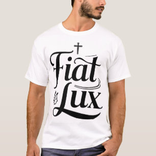 Camiseta Fiat Lux - Que Haya Diseño Espiritual Ligero