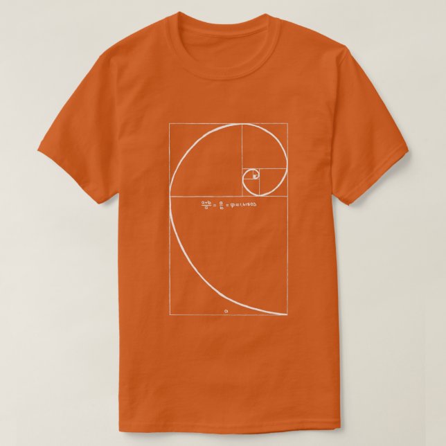 Camiseta Fibonacci (Diseño del anverso)
