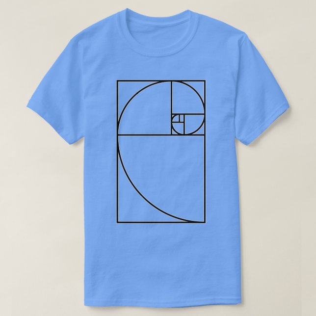 Camiseta Fibonacci 1 (Diseño del anverso)