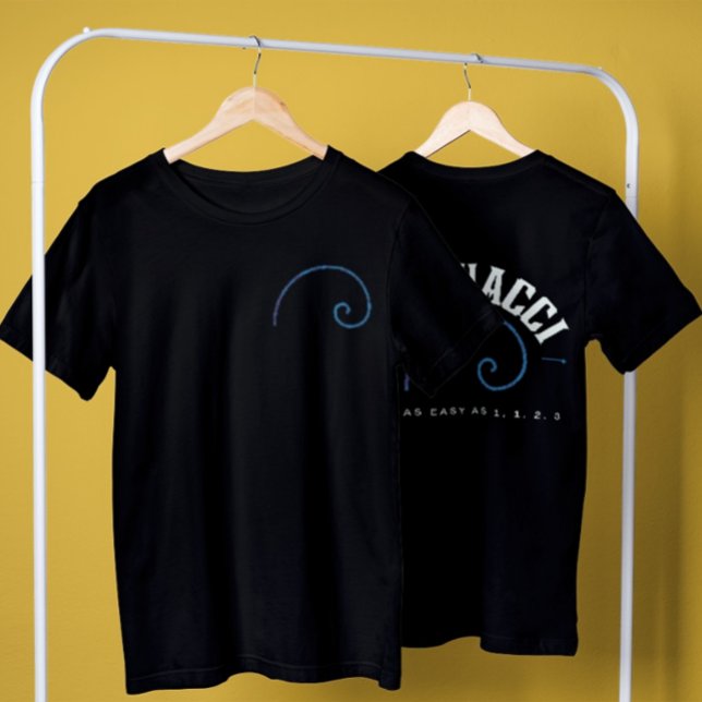 Camiseta Fibonacci de la parte delantera y trasera de las m (Subido por el creador)