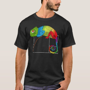 Camiseta Fibonacci Etiqueta Relación de oro Matemáticas Cha