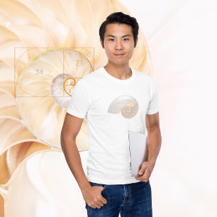 Camiseta Fibonacci Golden Ration Sagrado Geometría Art