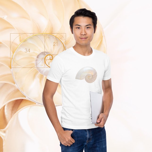 Camiseta Fibonacci Golden Ration Sagrado Geometría Art (Subido por el creador)