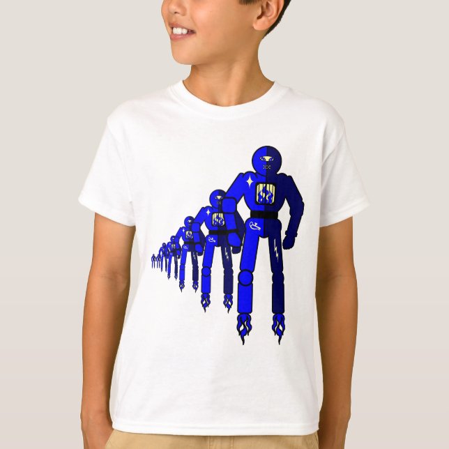 Camiseta Fibonacci Robots (Anverso)