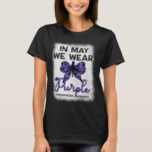 Camiseta Fibro Awareness Spoonie En Mayo Usamos Púrpura But