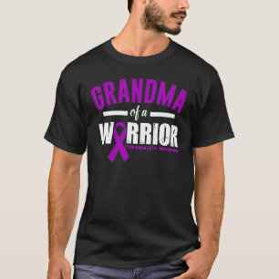 Camiseta Fibromialgia Conciencia Abuela Apoyo Cinta Púrpura