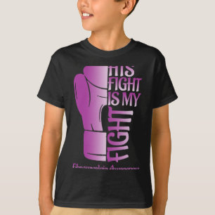 Camiseta Fibromialgia Conciencia Cinta Guantes de boxeo Fib