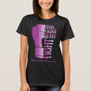 Camiseta Fibromialgia Conciencia Cinta Guantes de boxeo Fib
