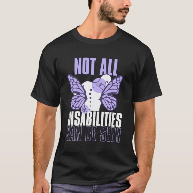 Camiseta Fibromialgia Conciencia Cinta púrpura Fibromialgia (Anverso)
