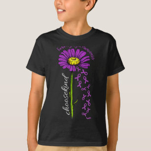 Camiseta Fibromialgia Conciencia Daisal Flor Cayendo Cinta