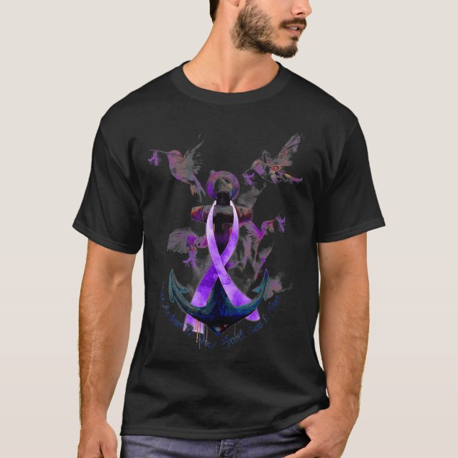 Camiseta Fibromialgia Conciencia Esperanza Anclar El Alma 6 (Anverso)