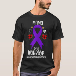 Camiseta Fibromialgia Conciencia Mamá De Una Madre Guerrera